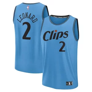 Resistente Delicioso Cool Kawhi Leonard LA Clippers 2024/25 Fast Break Player Jersey City Edition Light Blue  para los verdaderos seguidores