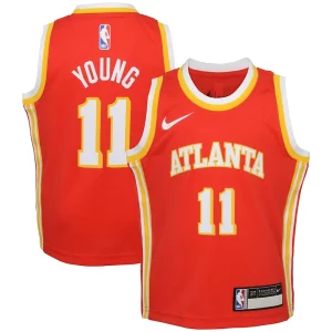 Magnífico Chulo Trae Young Atlanta Hawks Nike Toddler Swingman Player Jersey Icon Edition Red  para los verdaderos seguidores