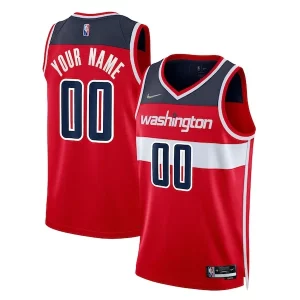 Original Washington Wizards Nike 2021/22 Diamond Swingman Custom Jersey Icon Edition Red  para los verdaderos seguidores