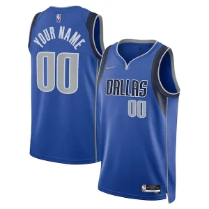 Encantador Exquisito Dallas Mavericks Nike 2021/22 Diamond Swingman Custom Jersey Icon Edition Blue  para los verdaderos seguidores