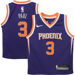 Robusto Clásico Chris Paul Phoenix Suns Nike Preschool 2021/22 Replica Jersey Icon Edition Purple  para los verdaderos seguidores