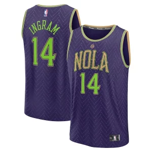 Maravilloso Moderno Hermoso Brandon Ingram New Orleans Pelicans 2024/25 Fast Break Player Jersey City Edition Purple  para los verdaderos seguidores