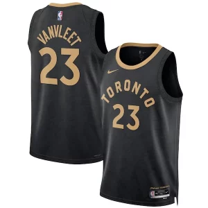 Bonito Fácil de llevar Fred VanVleet Toronto Raptors Nike Unisex 2022/23 Swingman Jersey City Edition Black  para los verdaderos seguidores