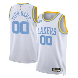 Estupendo Los Angeles Lakers Nike Unisex 2022/23 Custom Swingman Jersey Classic Edition White  para los verdaderos seguidores