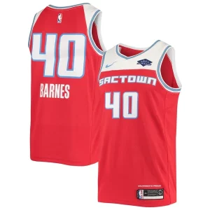Elegante Robusto Original Harrison Barnes Sacramento Kings Nike Swingman Jersey Red  para los verdaderos seguidores