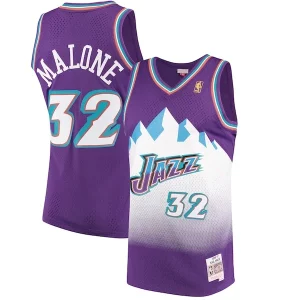 Chulo Delicioso Único Karl Malone Utah Jazz 1996/97 Hardwood Classics Swingman Jersey Purple  para los verdaderos seguidores