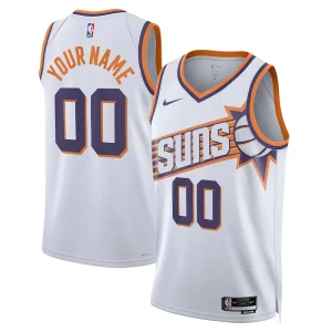 Encantador Phoenix Suns Nike Unisex Swingman Custom Jersey White Association Edition  para los verdaderos seguidores