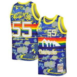 Magnífico Dikembe Mutombo Denver Nuggets Hardwood Classics Lunar New Year Swingman Jersey Blue  para los verdaderos seguidores