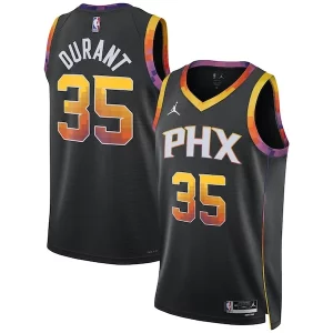 Cool Increíble Delicioso Kevin Durant Phoenix Suns Jordan Brand Unisex Swingman Jersey Statement Edition Black  para los verdaderos seguidores