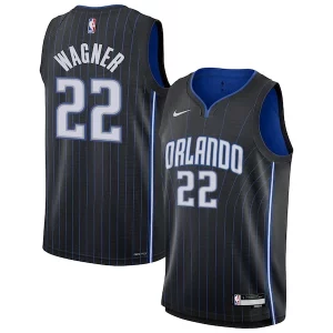 Original Cool Franz Wagner Orlando Magic Nike Youth Swingman Jersey Icon Edition Black  para los verdaderos seguidores