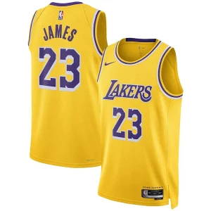 Delicioso Perfecto LeBron James Los Angeles Lakers Nike Unisex Swingman Jersey Association Edition Gold  para los verdaderos seguidores
