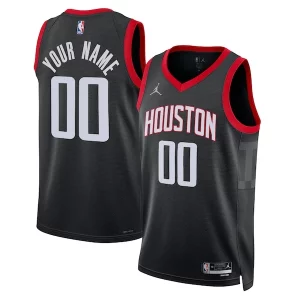 Duradero Magnífico Houston Rockets Jordan Brand Unisex 2022/23 Swingman Custom Jersey Statement Edition Black  para los verdaderos seguidores