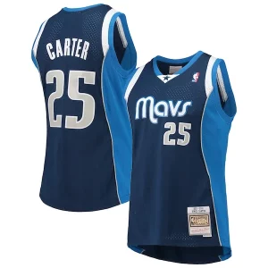 Cool Único Práctico Vince Carter Dallas Mavericks 2011/12 Hardwood Classics Swingman Jersey Navy  para los verdaderos seguidores