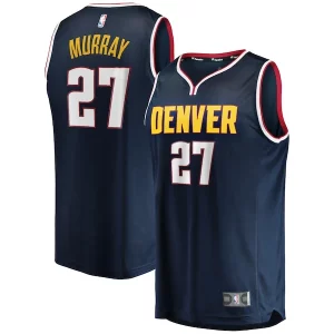Versátil Jamal Murray Denver Nuggets 2019/20 Fast Break Replica Player Jersey Icon Edition Navy  para los verdaderos seguidores