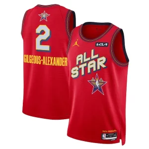 Clásico Resistente Shai Gilgeous Alexander Nike Unisex 2025 NBA All Star Game Swingman Player Jersey Red  para los verdaderos seguidores