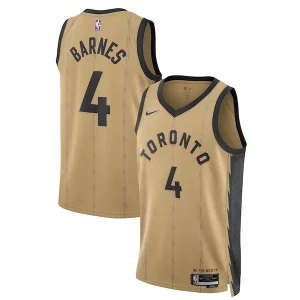 Versátil Práctico Scottie Barnes Toronto Raptors Nike Unisex 2023/24 Swingman Jersey Gold City Edition  para los verdaderos seguidores
