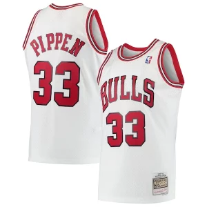 Delicioso Versátil Scottie Pippen Chicago Bulls Hardwood Classics Swingman Jersey White/Black  para los verdaderos seguidores