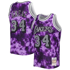 Delicioso Shaquille O'Neal Los Angeles Lakers 1996/97 Galaxy Swingman Jersey Purple  para los verdaderos seguidores