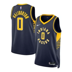 Elegante Tyrese Haliburton Indiana Pacers Nike Unisex Swingman Jersey Icon Edition Navy  para los verdaderos seguidores